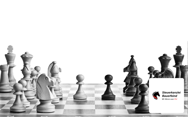 Kundenreferenz: Steuerkanzlei Bauerfeind, Screenshot, Schachbrett mit Figuren